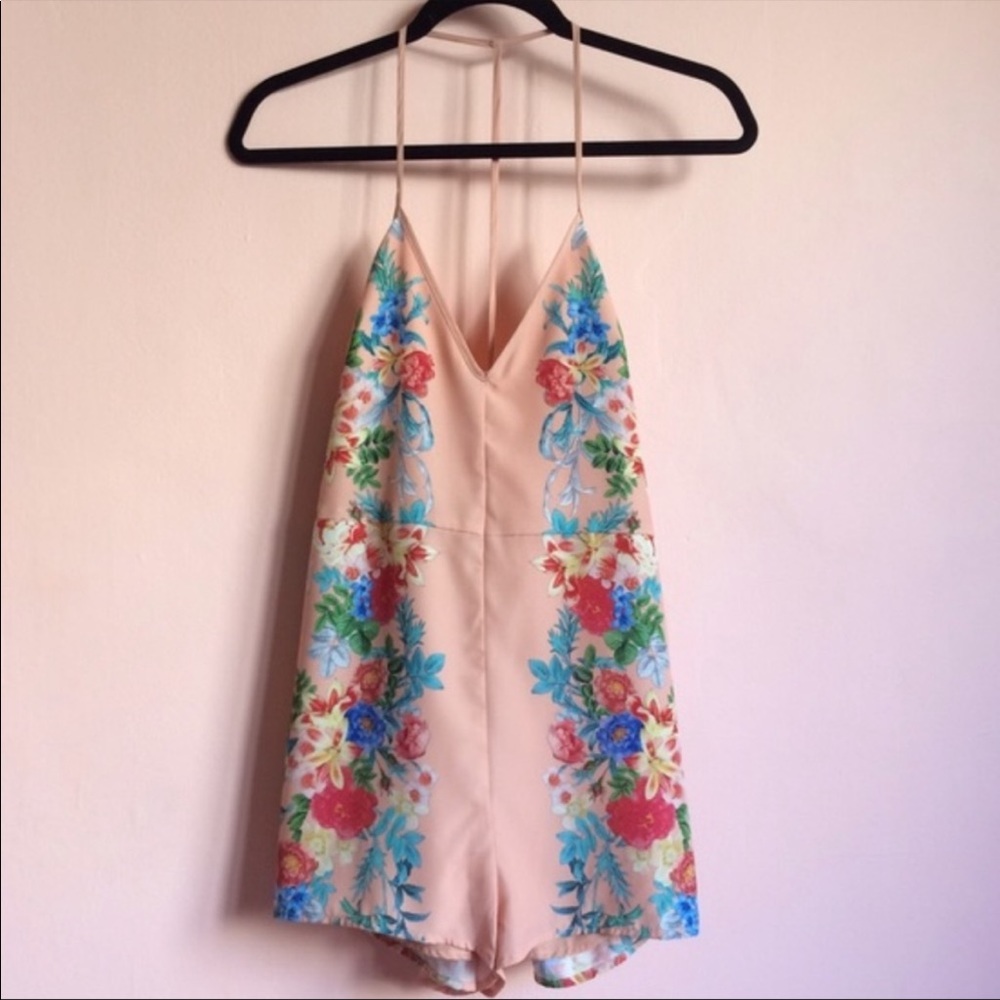 Keepsake the label nwot peach romper!